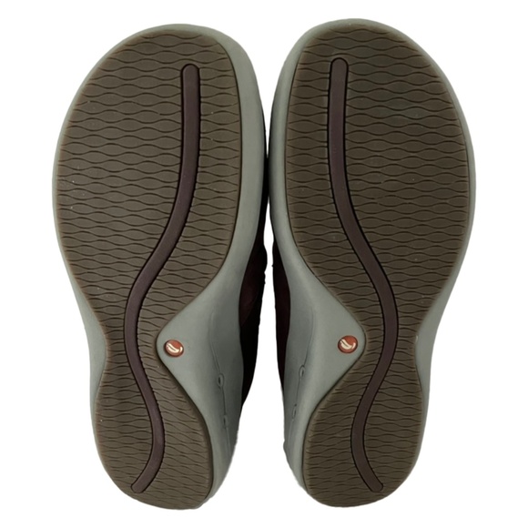 Clarks Womens UN Loop 2 Walk Slip-On Shoes Aubergine Nubuck Sz 6 1/2 - Picture 7 of 14